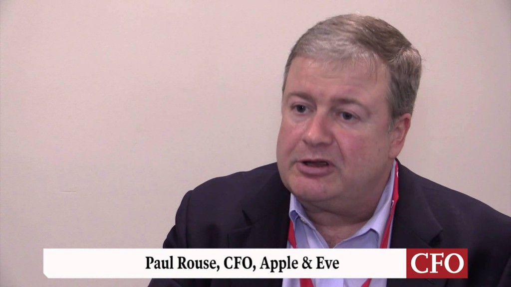 Apple and Eve CFO