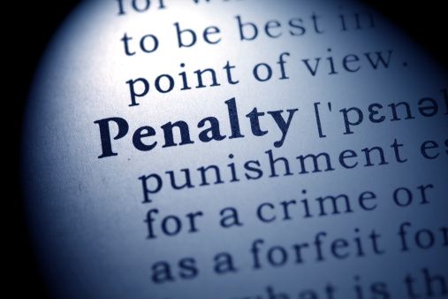 fine dictionary definition of penalty