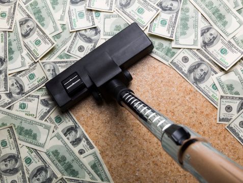 vacuum money