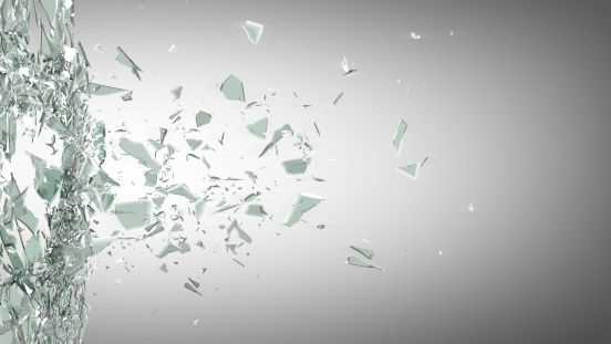 breaking glass