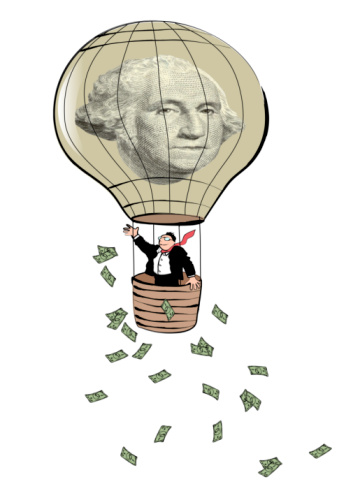 Money Man 2, Linda Braucht (20th Century/American), Computer Graphics