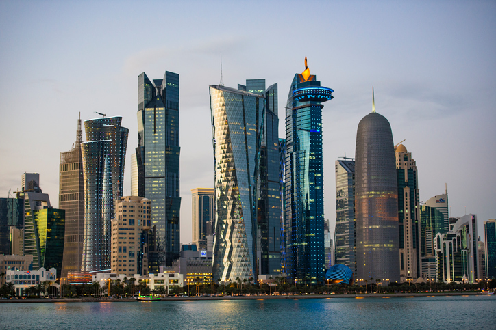 City Skyline and buildings - Doha , Qatar Qatar