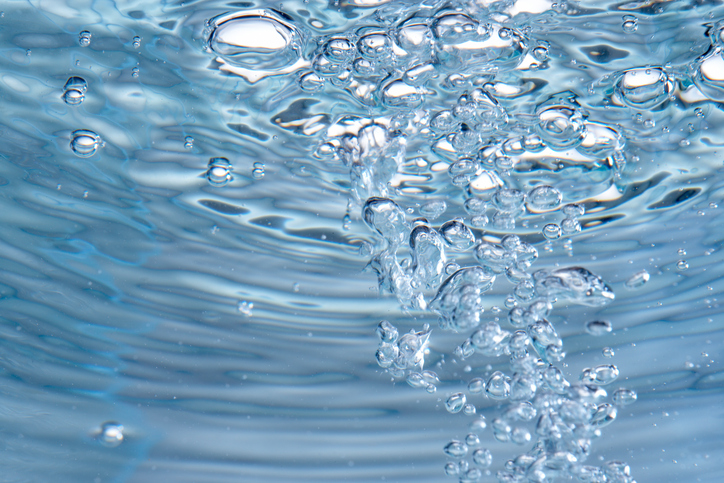 Bubbles In Clear Water