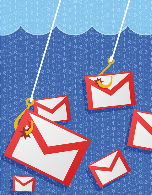 Phishing mail illustration