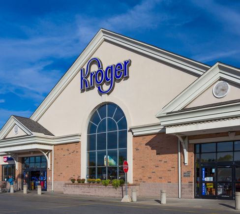 Kroger Exterior Grocery Store Store and Logo Kroger