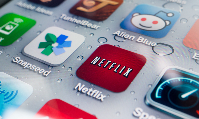 Netflix Application on iPhone
