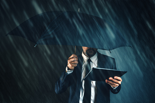 umbrellabusinessmantablet