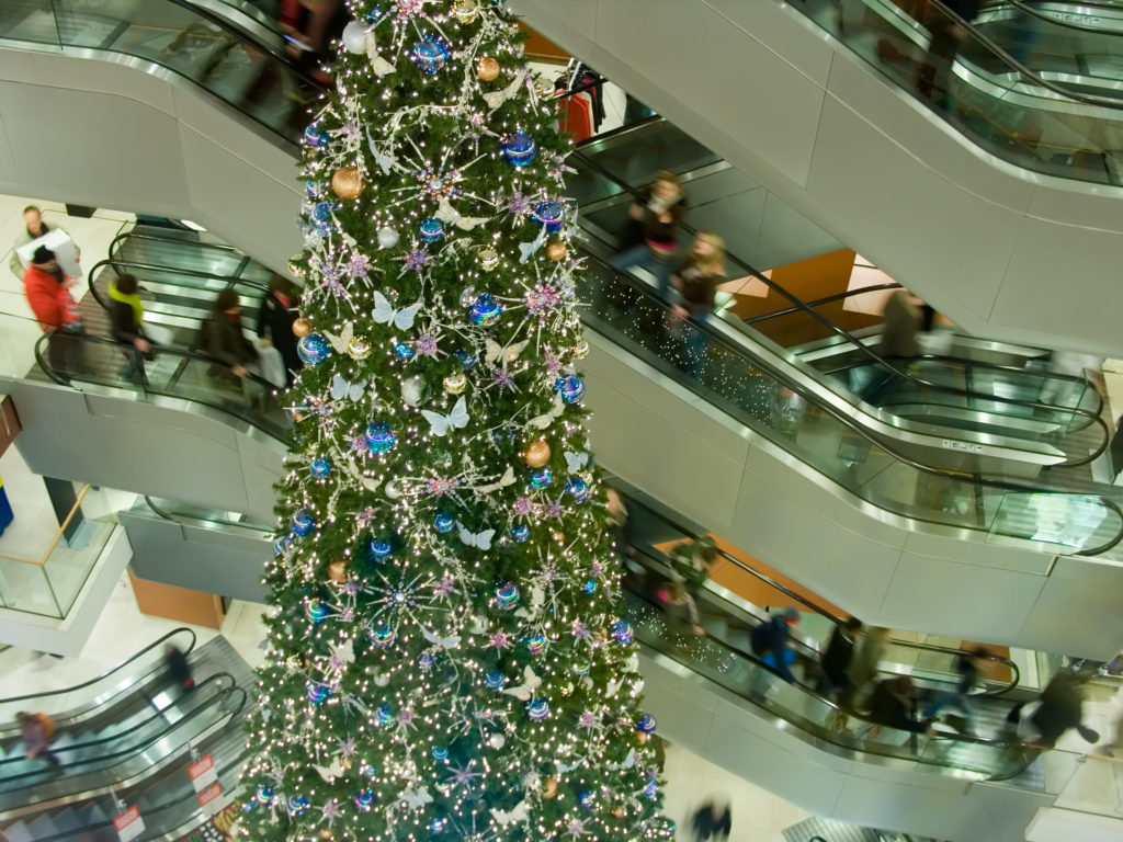 Bizzy Department Store just before Christmas