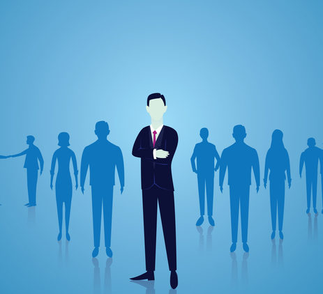 Business Team Leader Concept