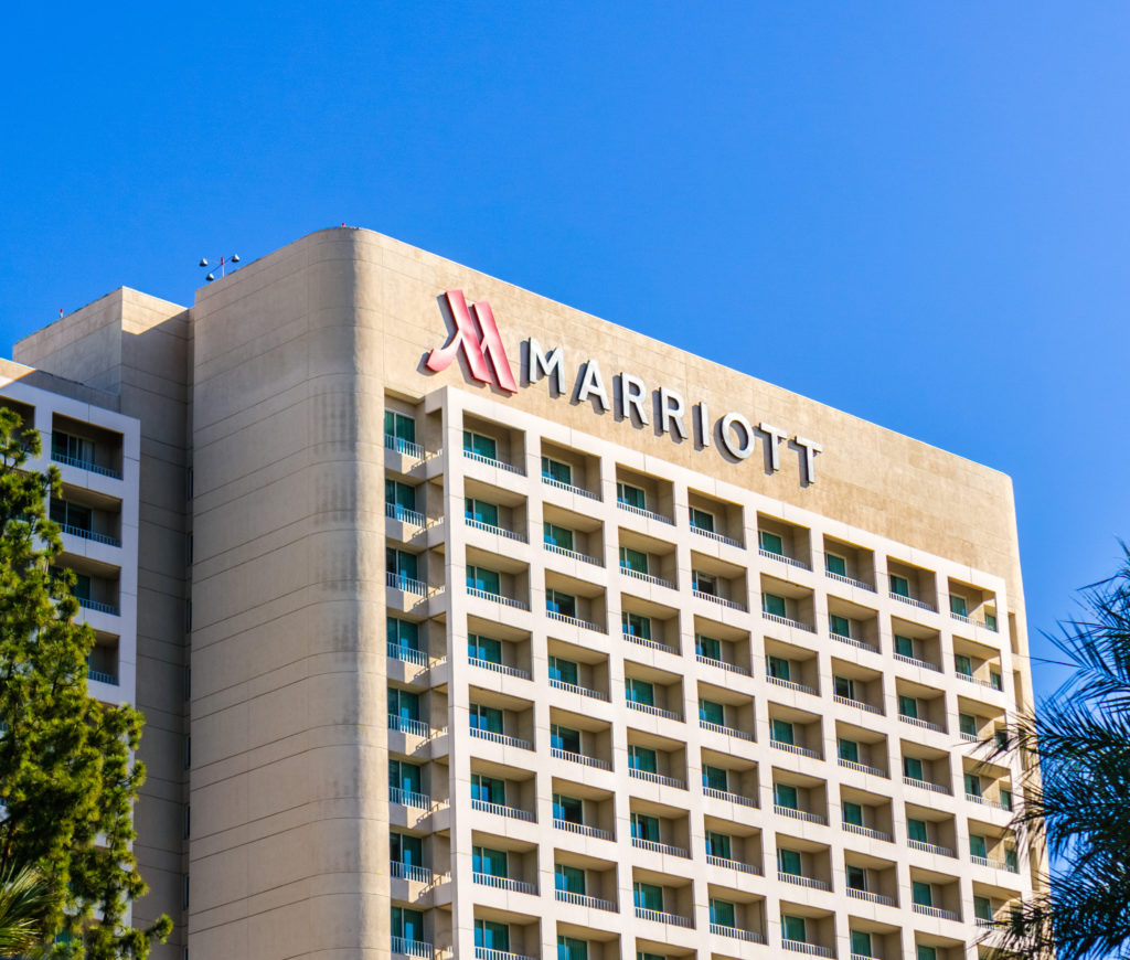 Marriott hotel exterior view