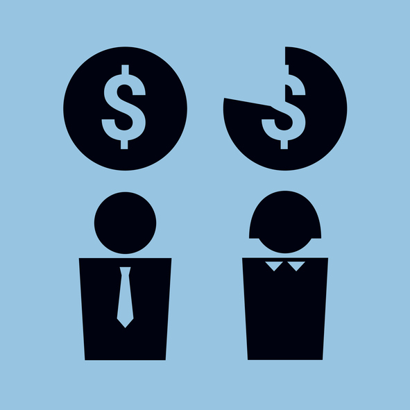 office workers pay gap