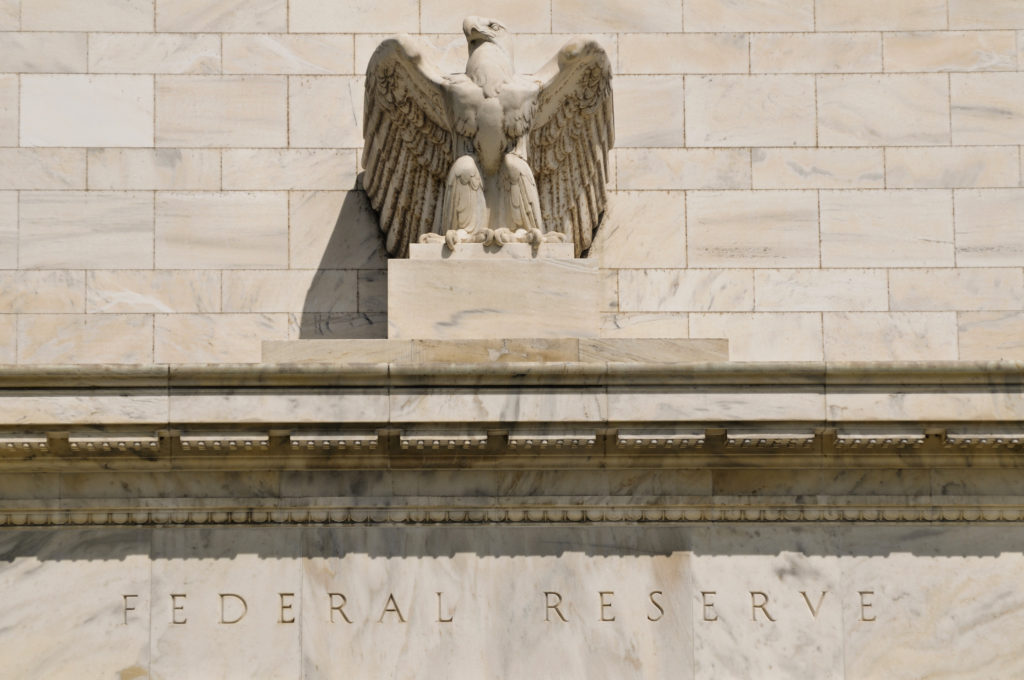 Federal reserve building eagle statue