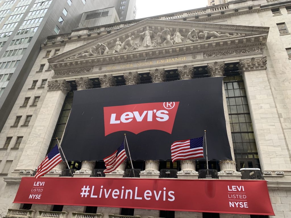 Levi’s Jumps on First Day of Trading