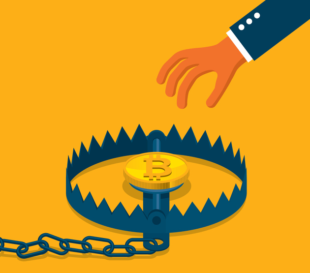 Bitcoin concept - Trap