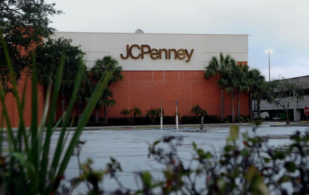 A JC Penney store that was temporarily closed due to the