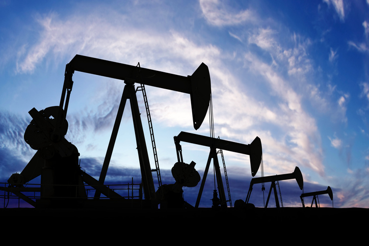 XXXL pumpjack silhouettes
