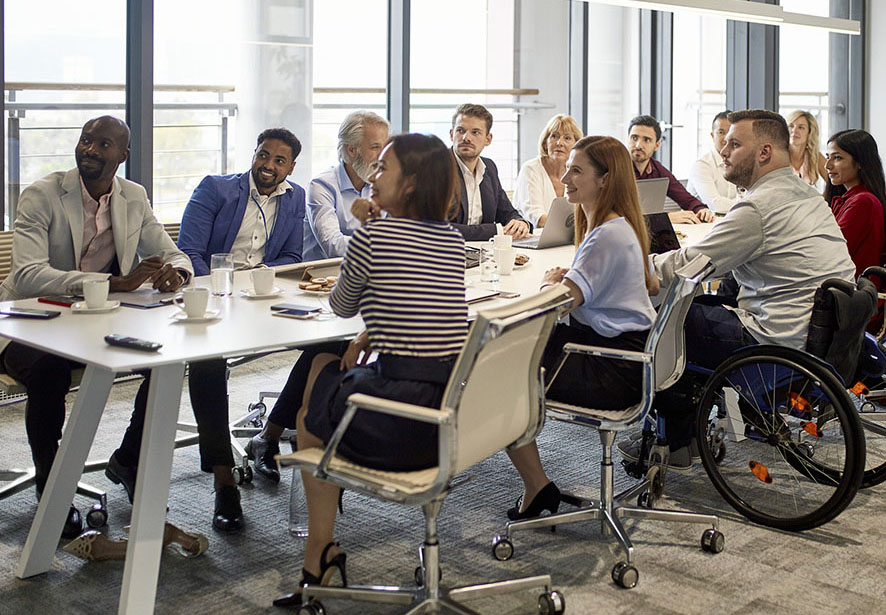 Full Complement of Executives at Management Meeting