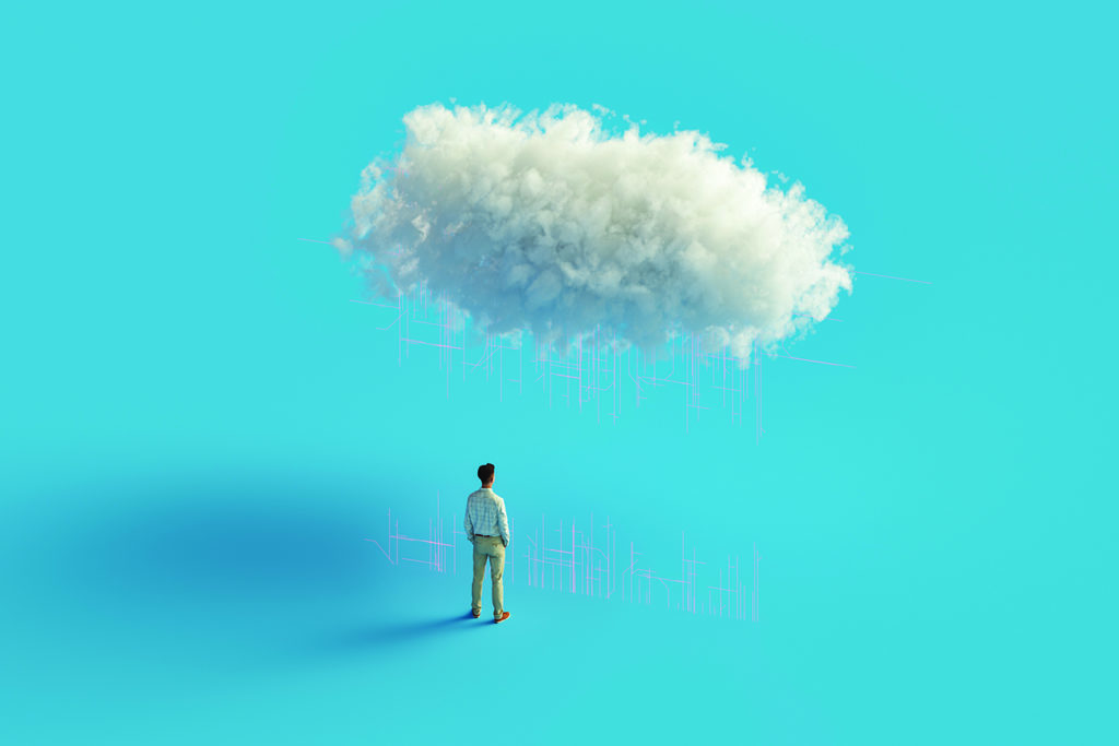 Cloud computing concept